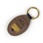 HCL Logo Kleinlederwaren Schlüsselanhänger in natur