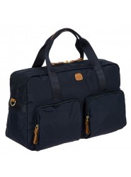 Bric's X-Travel Reisetasche mit Taschen-Blau