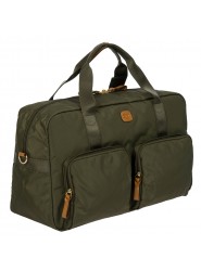 Bric's X-Travel Reisetasche mit Taschen-Olive